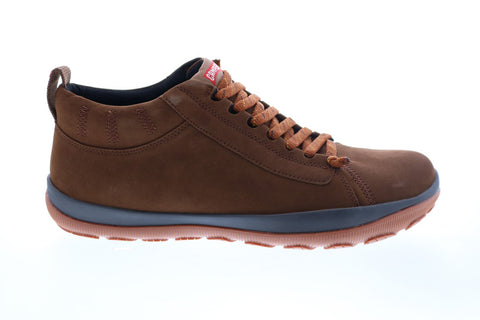 Camper Peu Pista Gm K300285-014 Mens Brown Leather Lace Up Ankle Boots