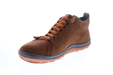 Camper Peu Pista Gm K300285-014 Mens Brown Leather Lace Up Ankle Boots