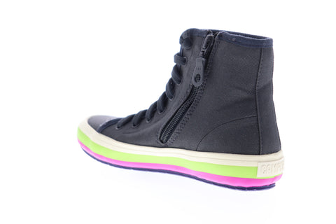 Camper Portol K400153-001 Womens Blue Canvas High Top Euro Sneakers Shoes
