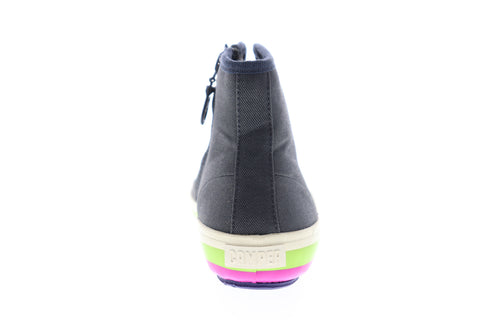 Camper Portol K400153-001 Womens Blue Canvas High Top Euro Sneakers Shoes