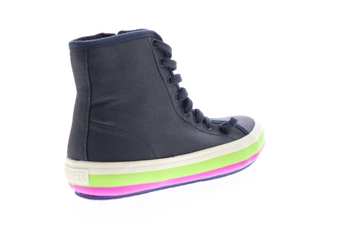 Camper Portol K400153-001 Womens Blue Canvas High Top Euro Sneakers Shoes