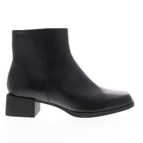 Camper Kobo K400160-001 Womens Black Leather Zipper Dress Boots