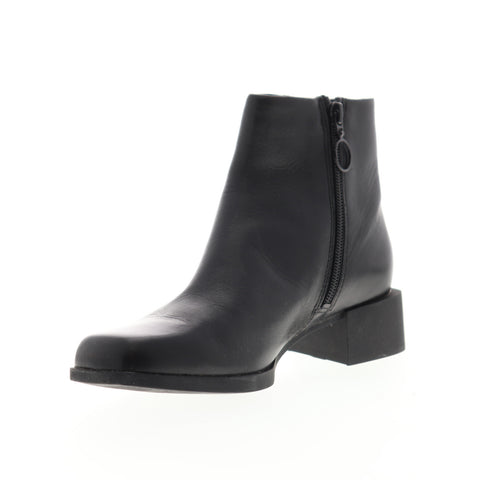 Camper Kobo K400160-001 Womens Black Leather Zipper Dress Boots