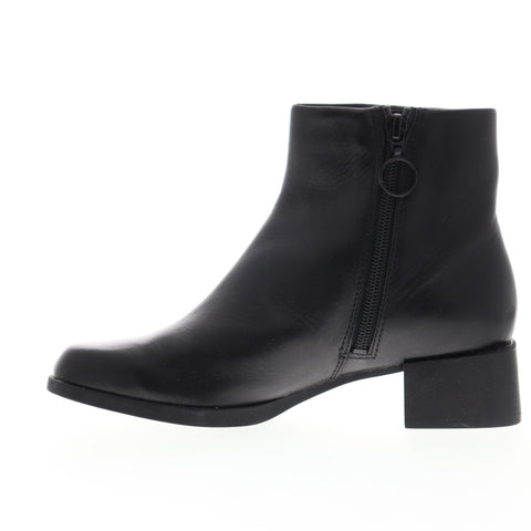 Camper Kobo K400160-001 Womens Black Leather Zipper Dress Boots