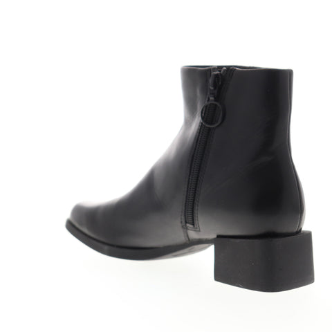Camper Kobo K400160-001 Womens Black Leather Zipper Dress Boots