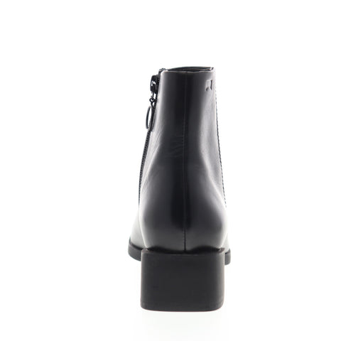 Camper Kobo K400160-001 Womens Black Leather Zipper Dress Boots