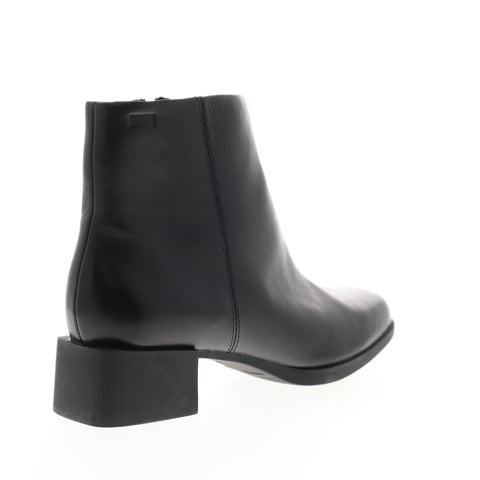 Camper Kobo K400160-001 Womens Black Leather Zipper Dress Boots