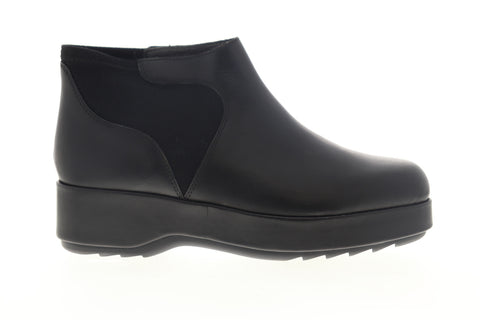 Camper Dessa K400204-002 Womens Black Leather Slip On Casual Dress Boots