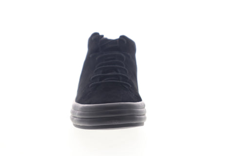 Camper Hoops K400206-001 Womens Black Suede Low Top Lace Up Euro Sneakers Shoes