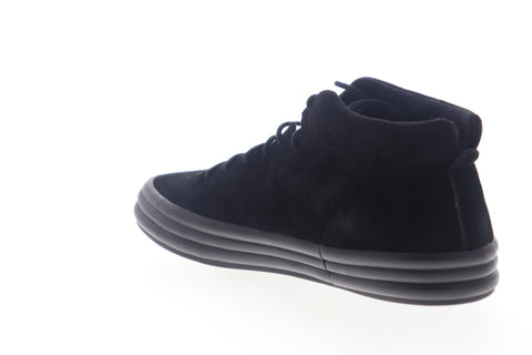 Camper Hoops K400206-001 Womens Black Suede Low Top Lace Up Euro Sneakers Shoes
