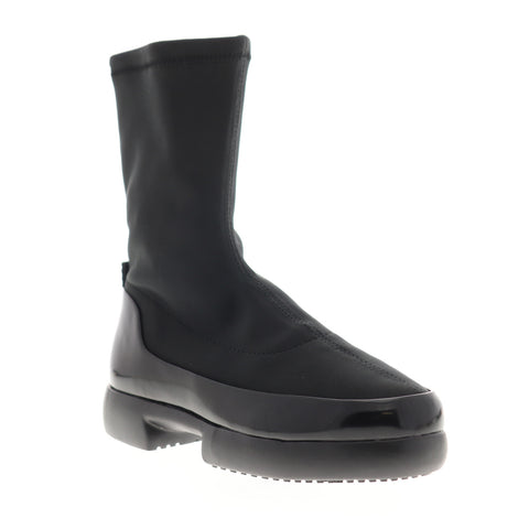 Camper Fiss K400267-001 Womens Black Canvas Slip On Casual Dress Boots