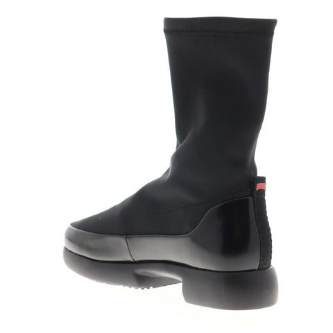 Camper Fiss K400267-001 Womens Black Canvas Slip On Casual Dress Boots