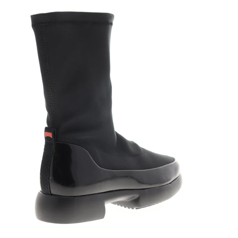 Camper Fiss K400267-001 Womens Black Canvas Slip On Casual Dress Boots