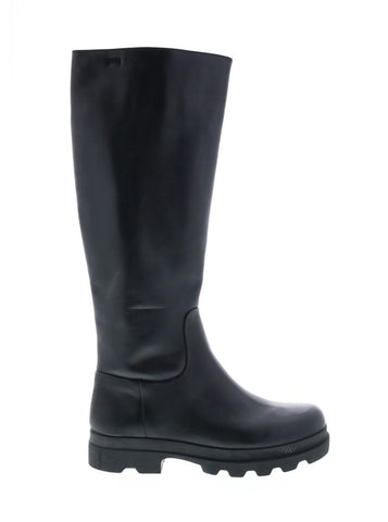 Camper 1980 46813-002 Womens Black Leather Lace Up Casual Dress Boots