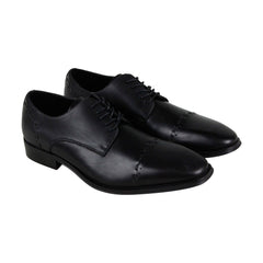 Kenneth Cole New York In The Wring Mens Black Casual Lace Up Oxfords Shoes