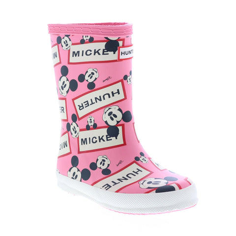 Hunter Little Kids Original First Classic Disney Print Girls Pink Rain Boots