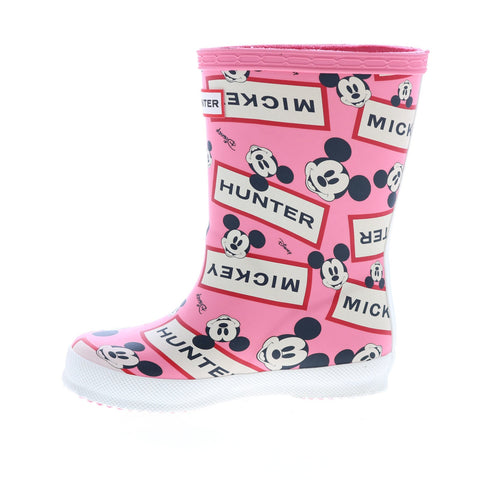 Hunter Little Kids Original First Classic Disney Print Girls Pink Rain Boots