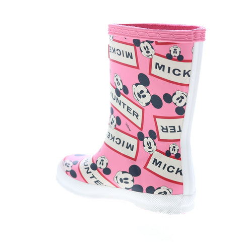 Hunter Little Kids Original First Classic Disney Print Girls Pink Rain Boots
