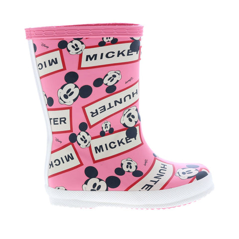 Hunter Little Kids Original First Classic Disney Print Girls Pink Rain Boots