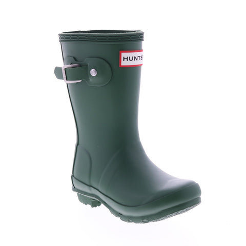 Hunter Little Kids Original Boot KFT5000RMA-HGR Boys Green Rain Boots