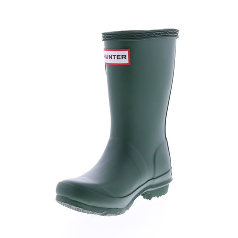 Hunter Little Kids Original Boot KFT5000RMA-HGR Boys Green Rain Boots
