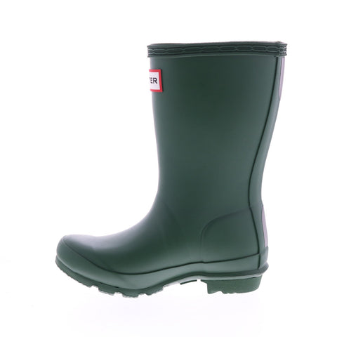 Hunter Little Kids Original Boot KFT5000RMA-HGR Boys Green Rain Boots