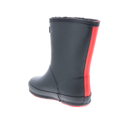 Hunter Little Kids Original First Classic Insulated Girls Black Rain Boots