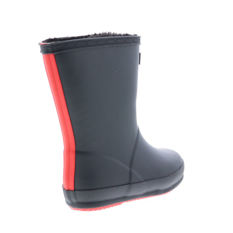 Hunter Little Kids Original First Classic Insulated Girls Black Rain Boots
