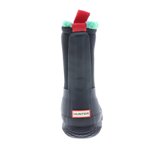 Hunter Little Kids In Out Insulated Rainbow Boys Black Rain Boots