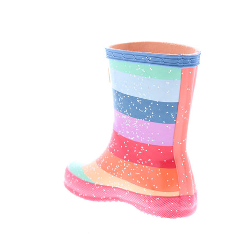 Hunter Little Kids Original First Classic Rainbow Glitter Boys Red Rain Boots