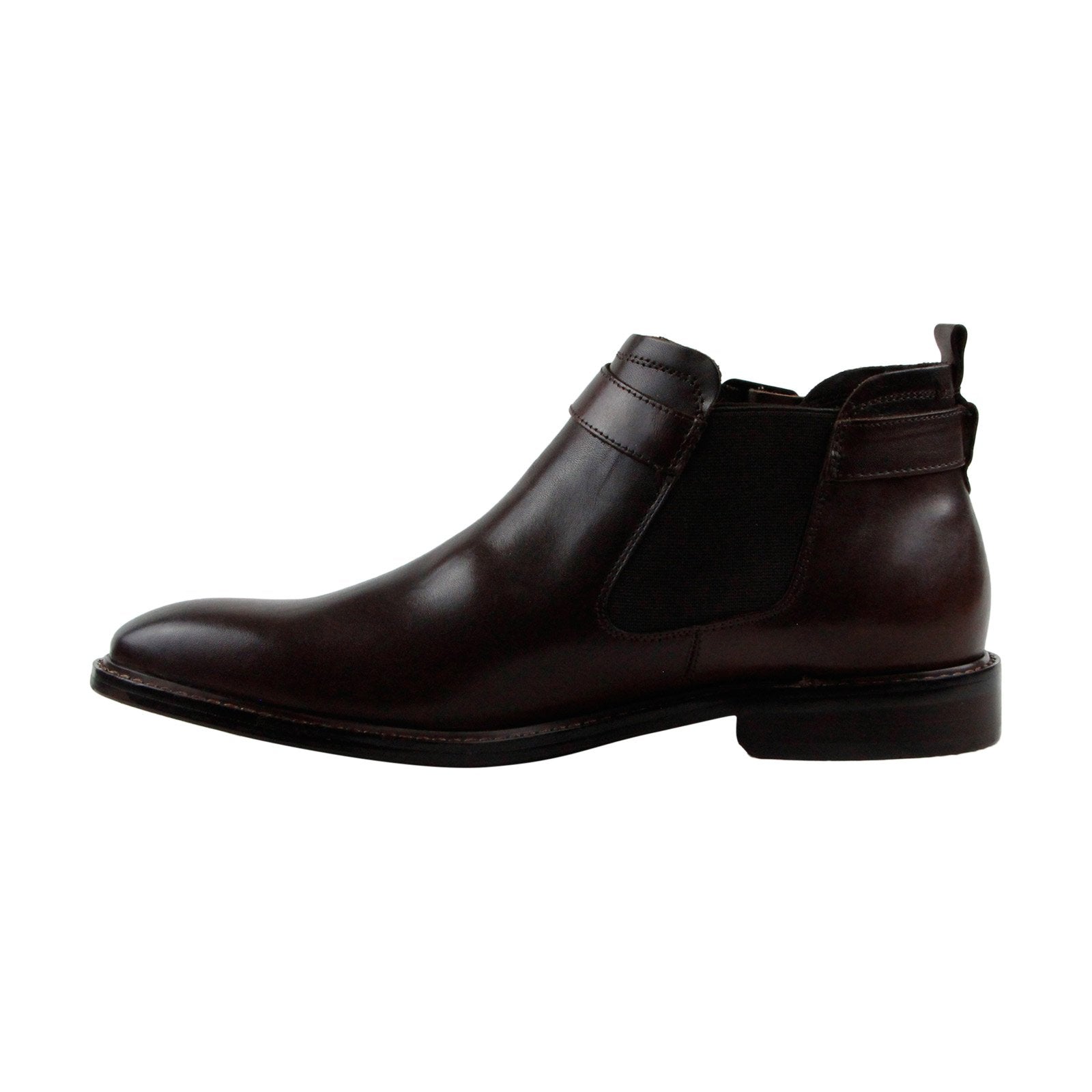 Kenneth Cole New York Sum-Times Mens Brown Leather Buckle Chelsea‎ Boots 11.5 M Kenneth Cole New York SumTimes KMF6LE014 Mens Brown Leather  main image 3