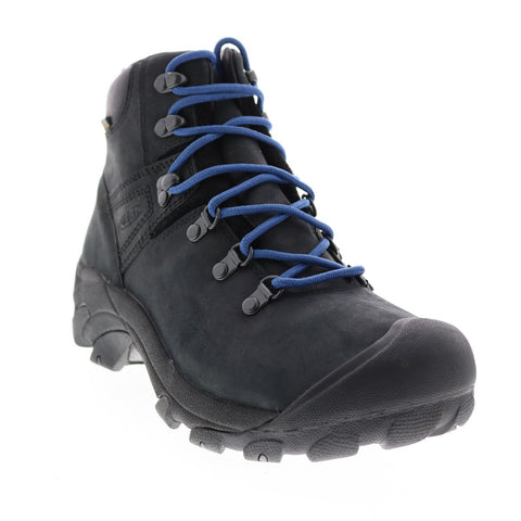 Keen KN38 Mens Black Nubuck Lace Up Work Boots