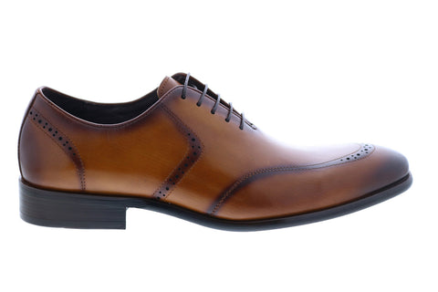 Carrucci KS886-15 Mens Brown Wingtip & Brogue Oxfords & Lace Ups Shoes