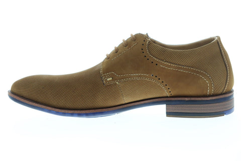 Steve Madden Larsen Mens Brown Nubuck Casual Lace Up Oxfords Shoes
