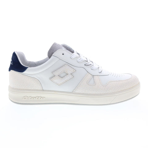 Lotto Signature Crack LOF21M217119 Mens Beige Leather Lifestyle Sneakers Shoes