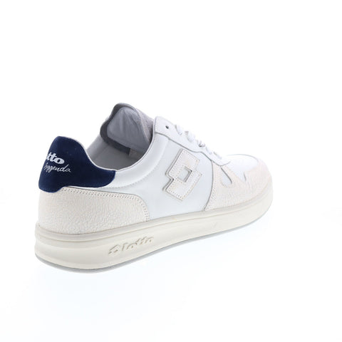 Lotto Signature Crack LOF21M217119 Mens Beige Leather Lifestyle Sneakers Shoes