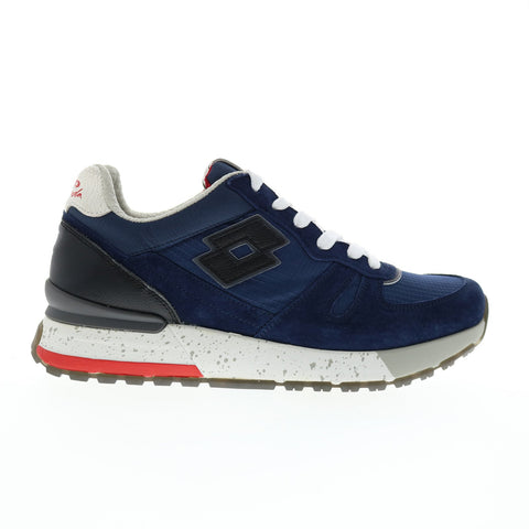Lotto Tokyo Shibuya LOF21M217139 Mens Blue Suede Lifestyle Sneakers Shoes