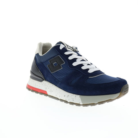 Lotto Tokyo Shibuya LOF21M217139 Mens Blue Suede Lifestyle Sneakers Shoes
