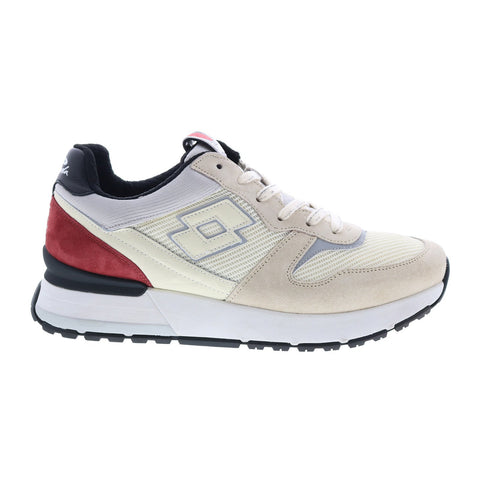 Lotto Tokyo Ginza LOS22M217862 Mens Beige Suede Lifestyle Sneakers Shoes