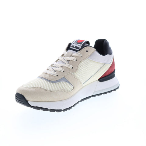 Lotto Tokyo Ginza LOS22M217862 Mens Beige Suede Lifestyle Sneakers Shoes