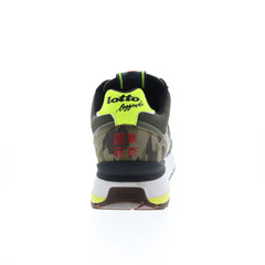 Lotto Tokyo Ginza Camo LOS22M217863 Mens Green Suede Lifestyle