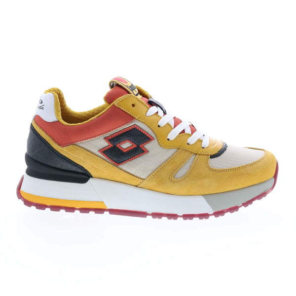 Lotto Tokyo Shibuya NY LOS22M217866 Mens Yellow Suede Lifestyle