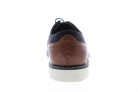 Steve Madden M-Drudge Mens Black Canvas Low Top Lace Up Plain Toe Oxfords Shoes