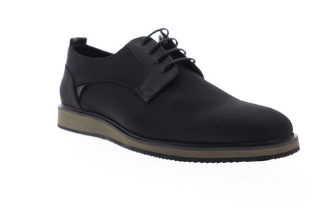 Steve Madden M-Foxtin Mens Black Synthetic Lace Up Casual Oxfords Shoes