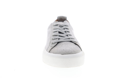 Steve Madden M-Ingle Mens Gray Canvas Low Top Lace Up Lifestyle Sneakers Shoes