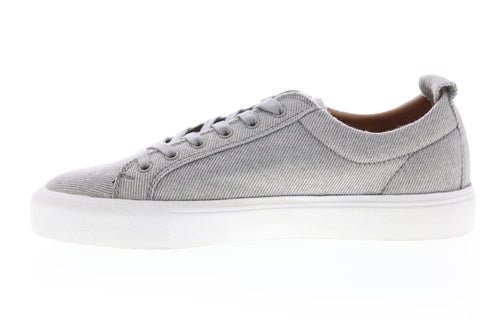 Steve Madden M-Ingle Mens Gray Canvas Low Top Lace Up Lifestyle Sneakers Shoes