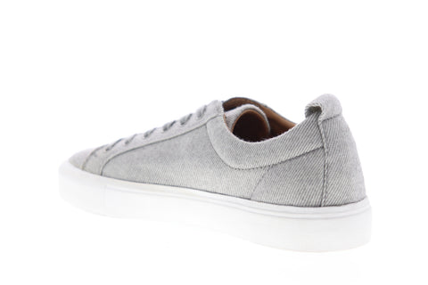 Steve Madden M-Ingle Mens Gray Canvas Low Top Lace Up Lifestyle Sneakers Shoes