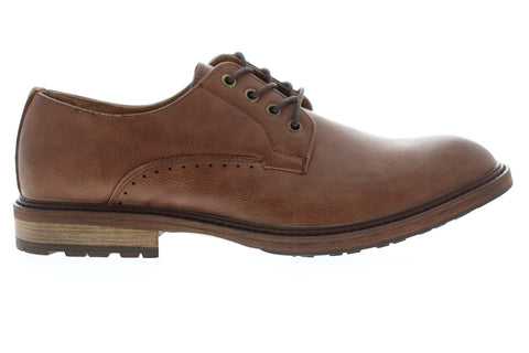 Steve Madden M-Postur Mens Brown Low Top Lace Up Plain Toe Oxfords Shoes