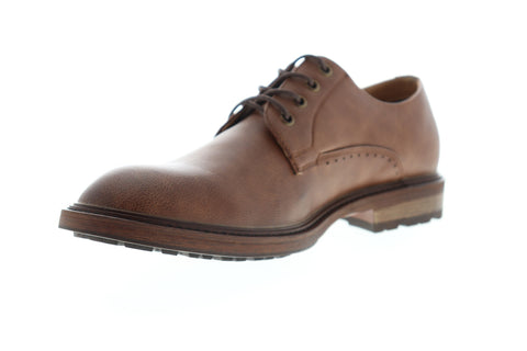 Steve Madden M-Postur Mens Brown Low Top Lace Up Plain Toe Oxfords Shoes