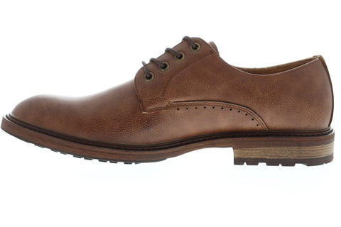 Steve Madden M-Postur Mens Brown Low Top Lace Up Plain Toe Oxfords Shoes